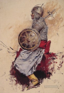 鎧の男 アラビアン エドウィン・ロード・ウィーク Oil Paintings